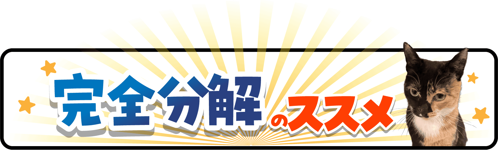 完全分解のオススメ