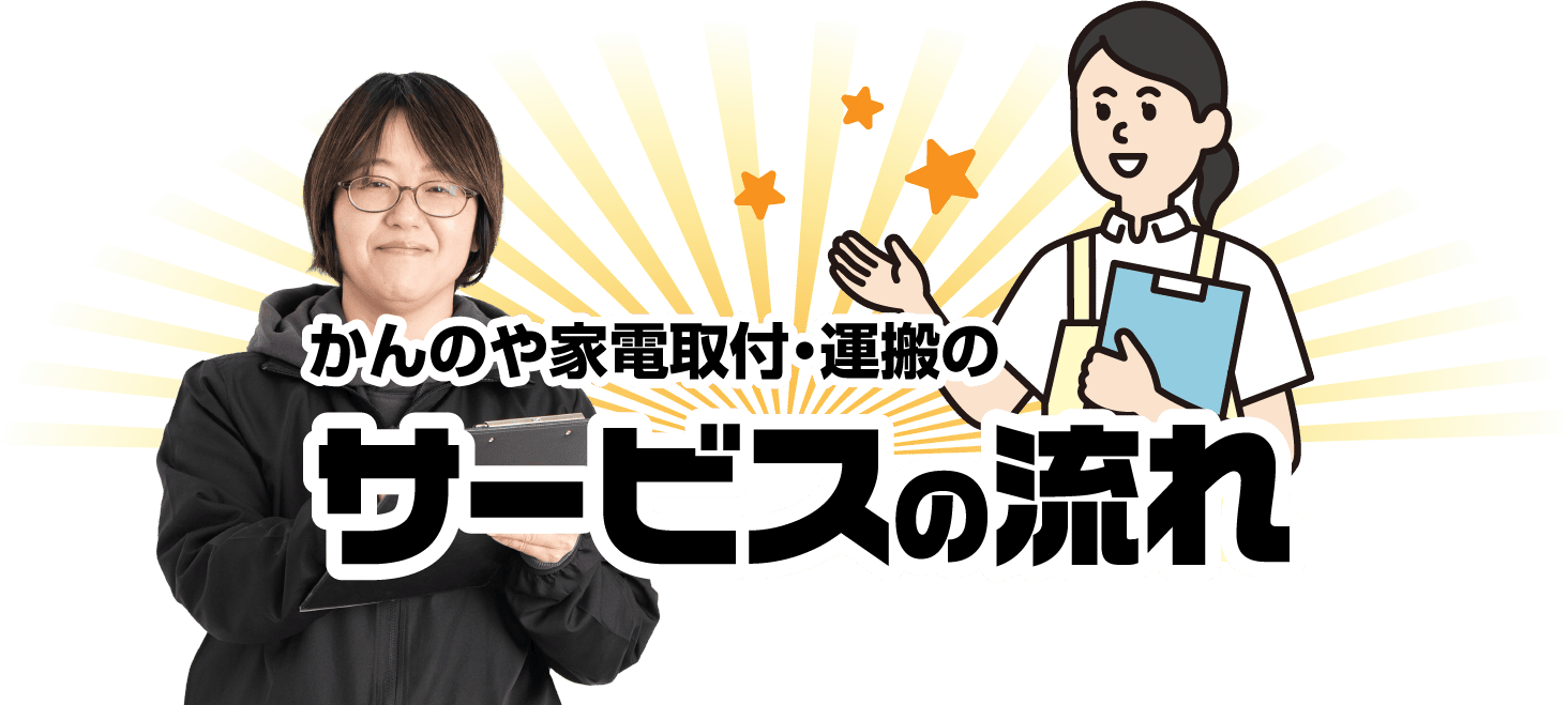 サービスの流れ